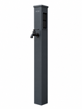 ALYRA H2 Wassersäule mit Steckdosen aus Aluminium