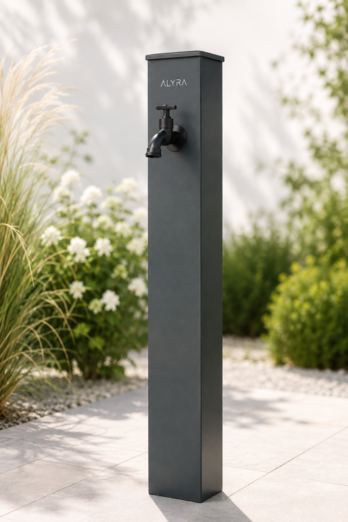 ALYRA H1 – Wassersäule aus Aluminium für Garten & Terrasse