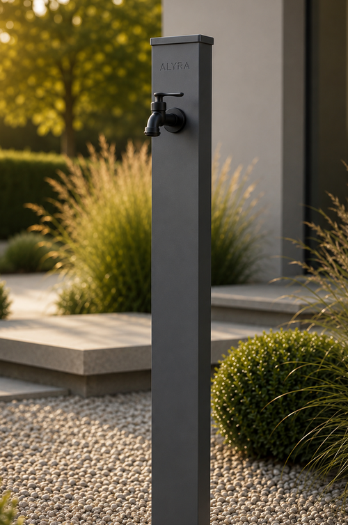 ALYRA H1 – Wassersäule aus Aluminium für Garten & Terrasse
